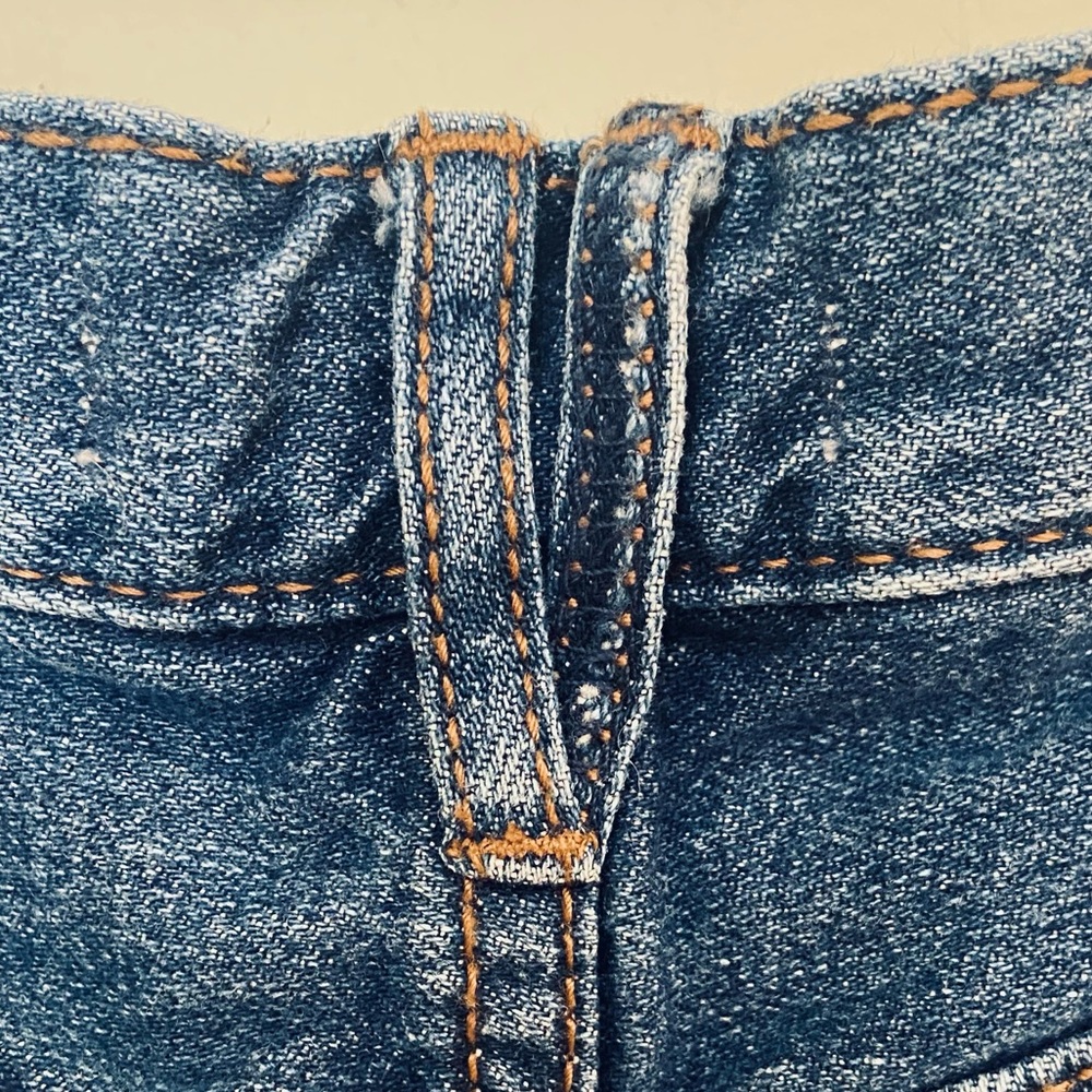 Free People We The Free Good Vibrations High Rise Cut Off Shorts Size 31 - Picture 8 of 10